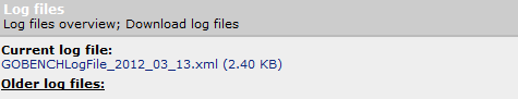 1. Log-Dateien ansehen