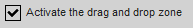 6. Drag & Drop Bereich ein-/ ausblenden