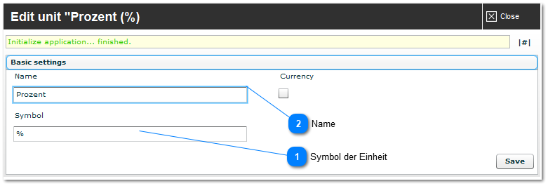 Einheit(en)