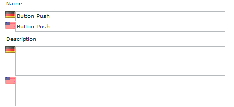 3. Name und Beschreibung des Eintrages