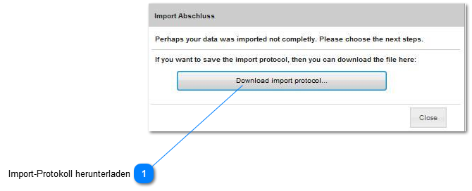 Import-Protokoll